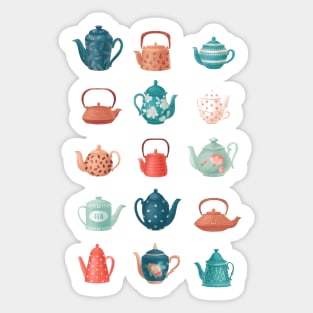 Tea Pots Sticker